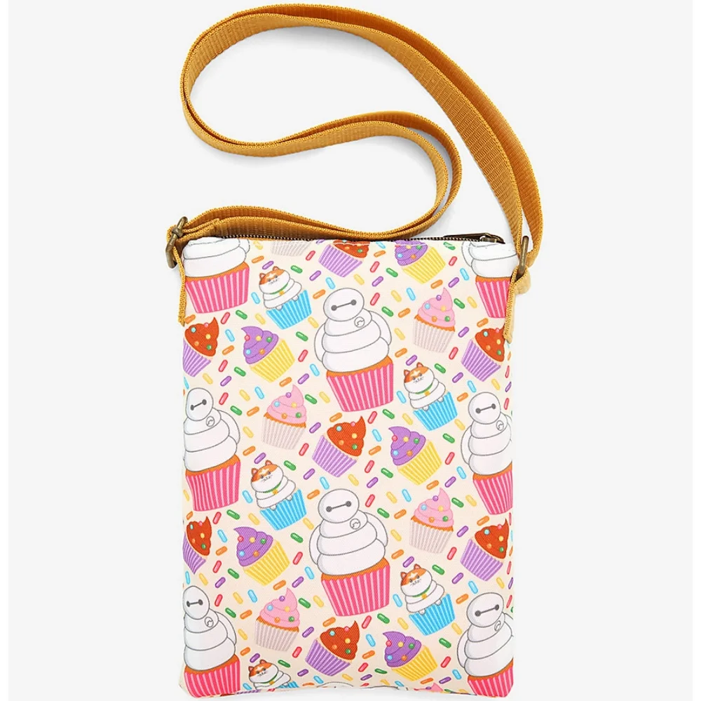 New! Loungefly Disney Big Hero 6 Crossbody Passport Bag - Picture 2 of 2